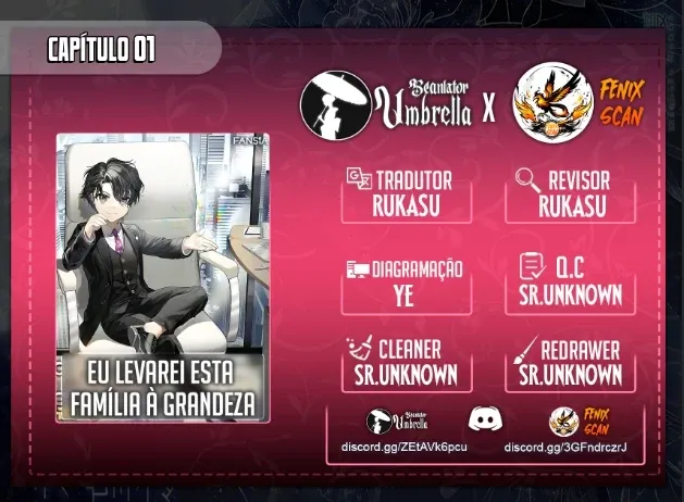  Eu levarei essa Família à Grandeza Capitulo 1 Pagina 1