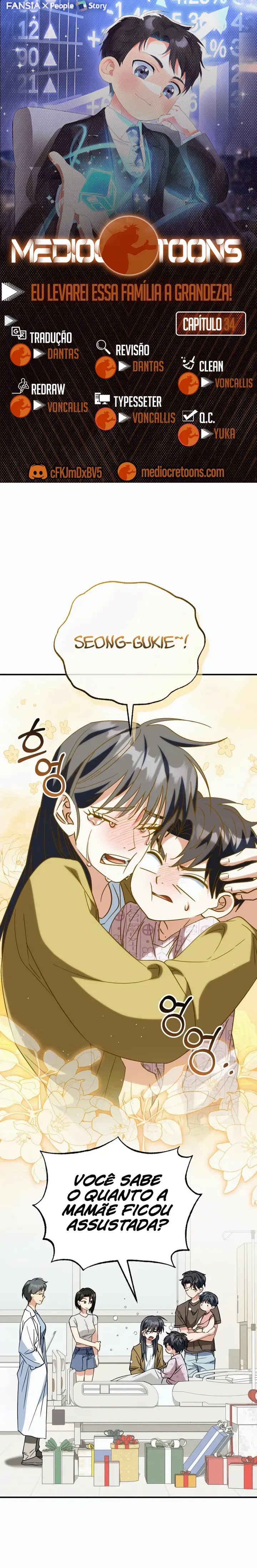  Eu levarei essa Família à Grandeza Capitulo 34 Pagina 1