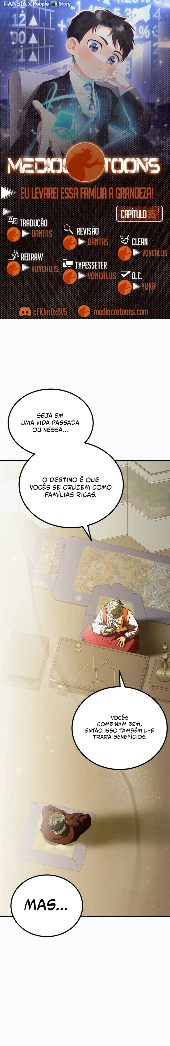  Eu levarei essa Família à Grandeza Capitulo 35 Pagina 1