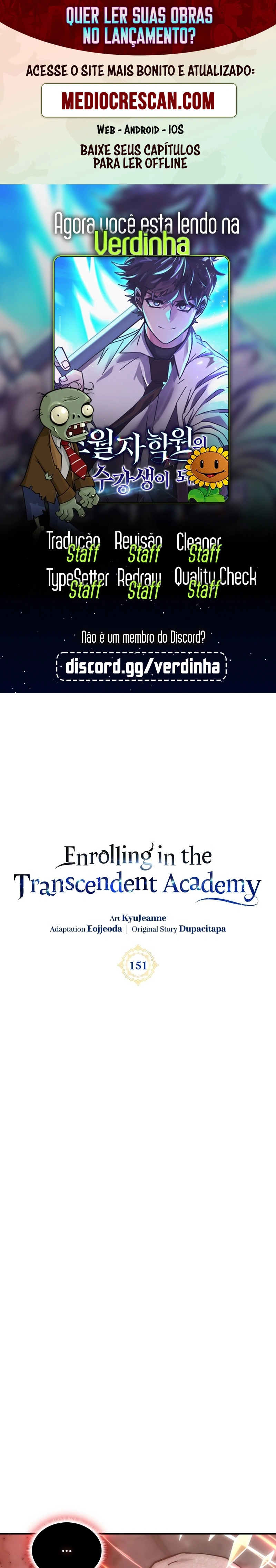 Academia da Transcendência Capitulo 151 Pagina 1
