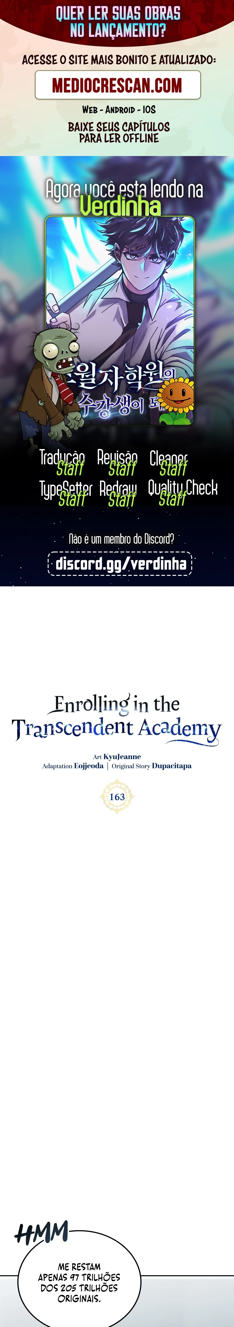 Academia da Transcendência Capitulo 163 Pagina 1