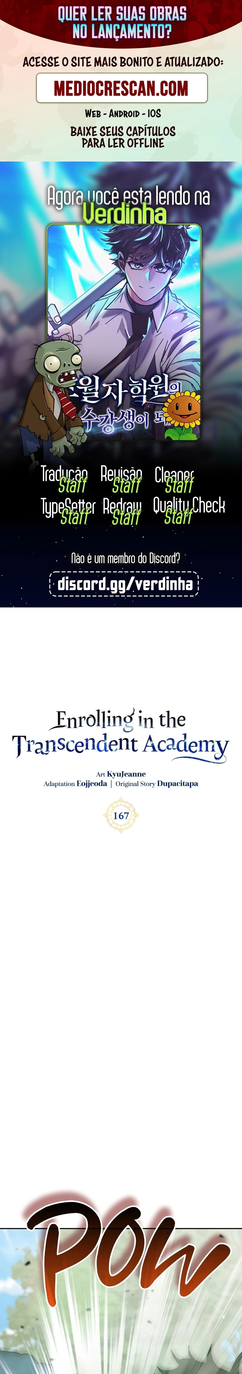 Academia da Transcendência Capitulo 167 Pagina 1