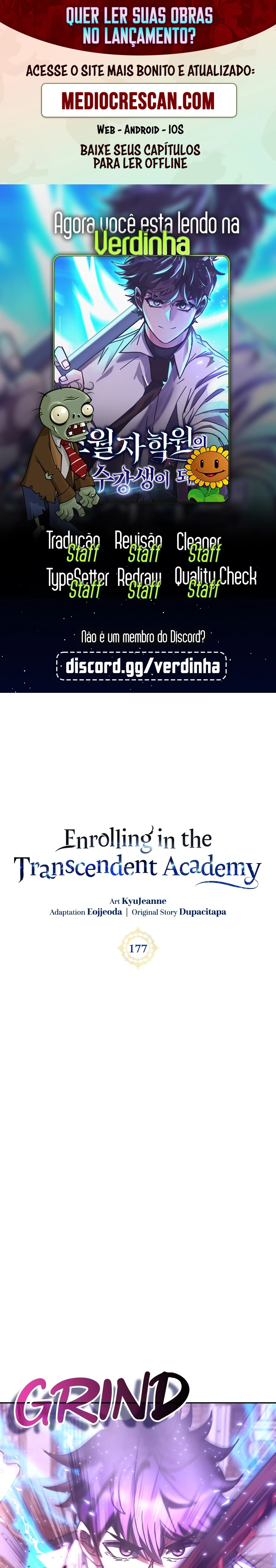 Academia da Transcendência Capitulo 177 Pagina 1
