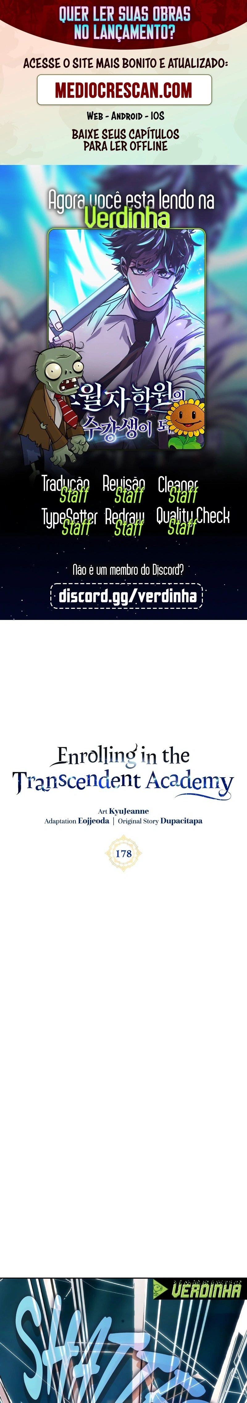Academia da Transcendência Capitulo 178 Pagina 1