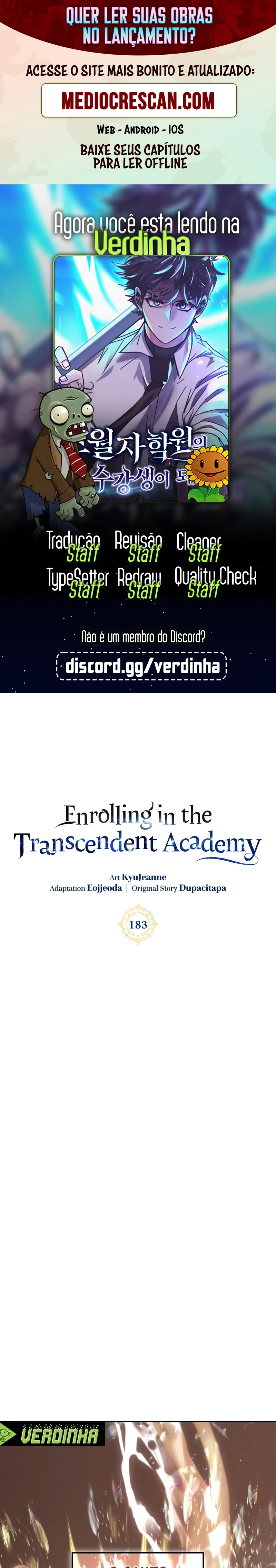 Academia da Transcendência Capitulo 183 Pagina 1