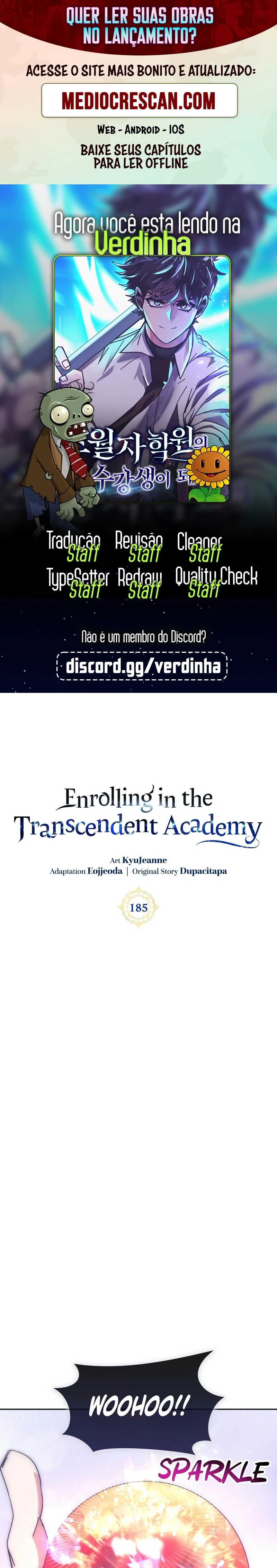 Academia da Transcendência Capitulo 185 Pagina 1