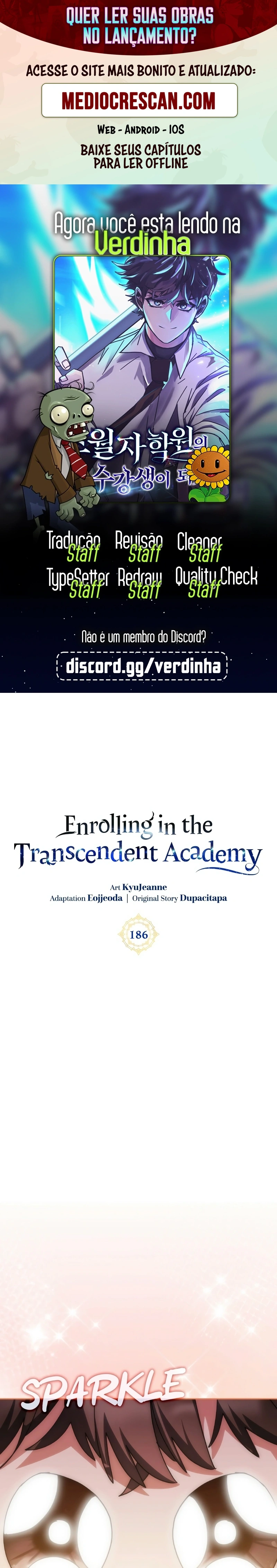 Academia da Transcendência Capitulo 186 Pagina 1