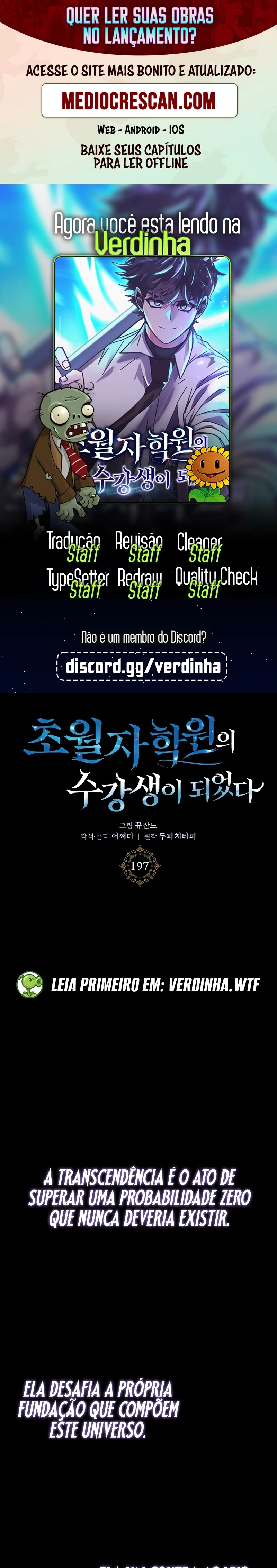 Academia da Transcendência Capitulo 197 Pagina 1