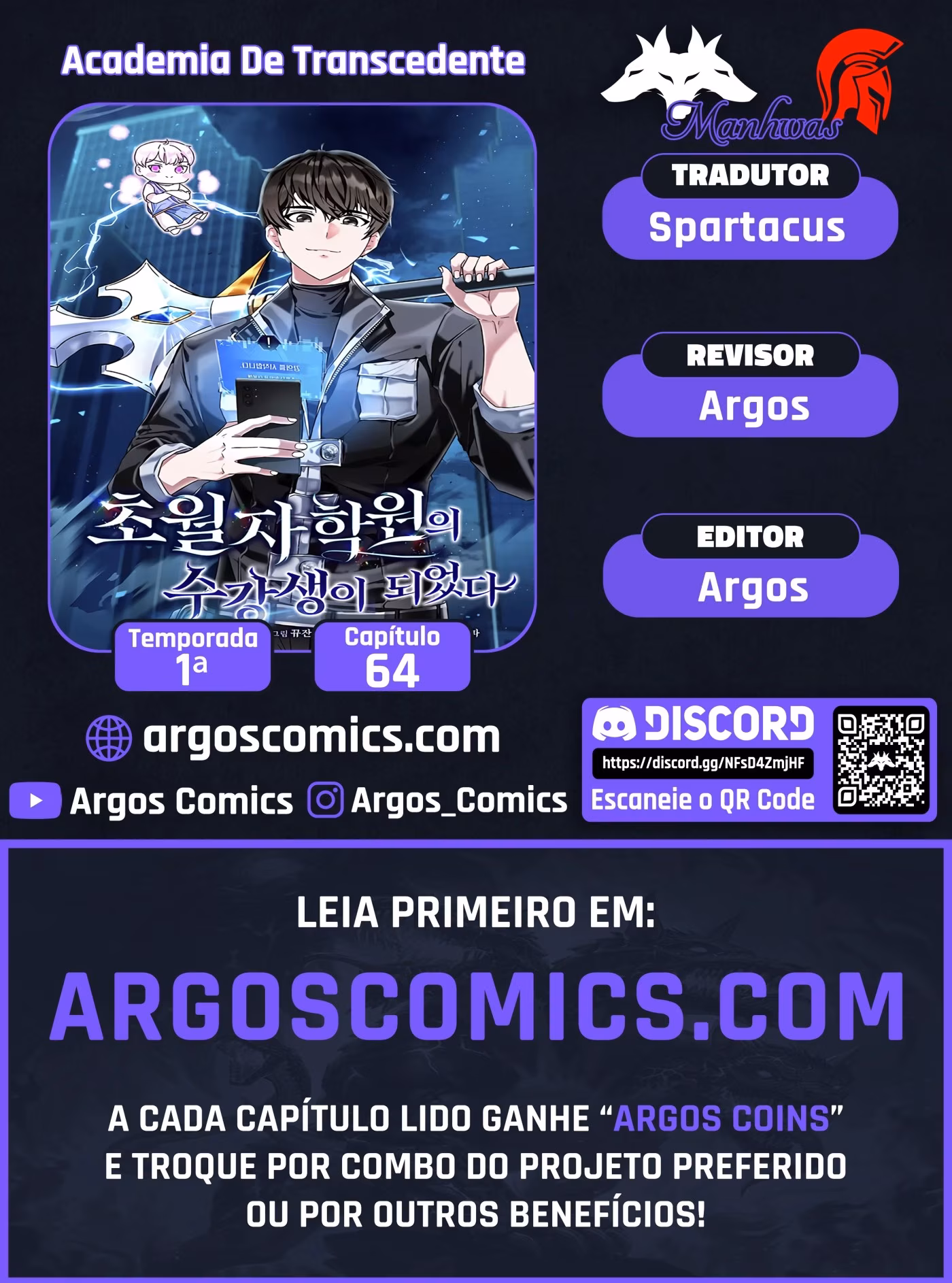 Academia da Transcendência Capitulo 64 Pagina 1