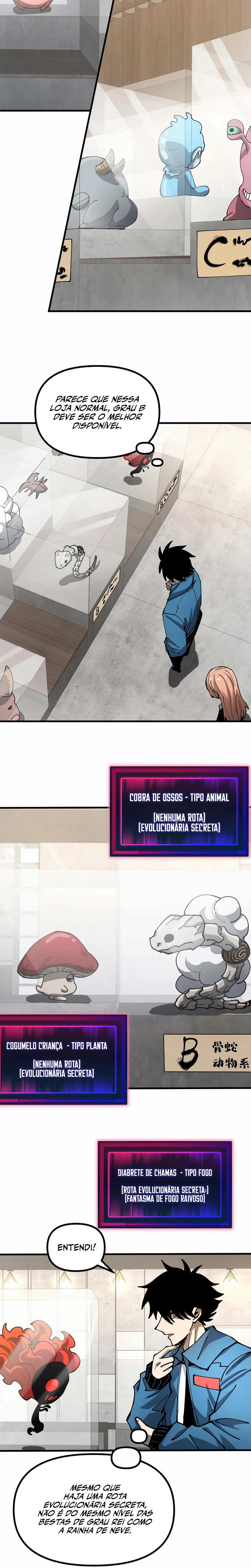 Controle Global de Bestas: Eu Posso Ver as Rotas de Evolução Capitulo 14 Pagina 3