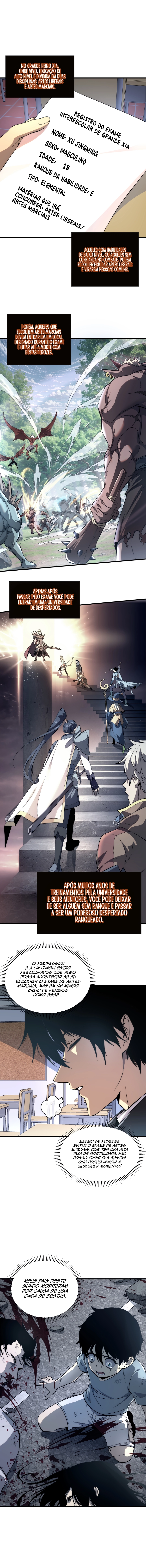 Despertando o Trovão Roxo no Início Capitulo 1 Pagina 4