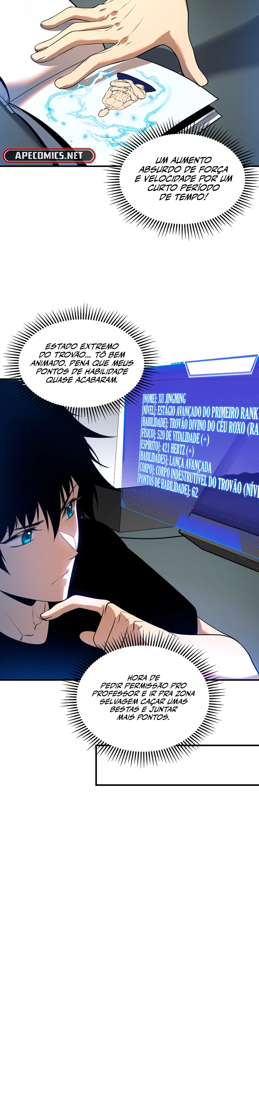 Despertando o Trovão Roxo no Início Capitulo 17 Pagina 12