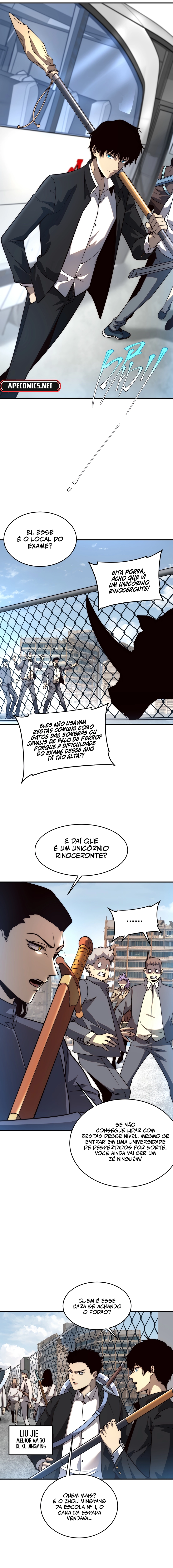 Despertando o Trovão Roxo no Início Capitulo 3 Pagina 4