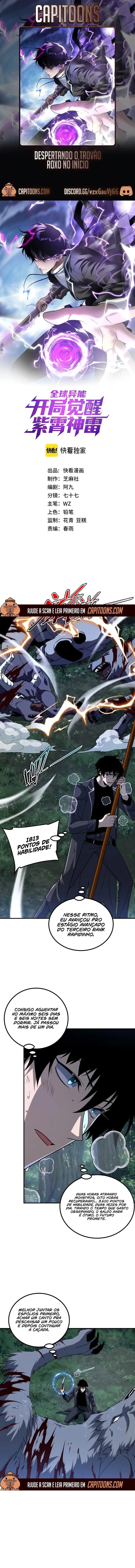 Despertando o Trovão Roxo no Início Capitulo 52 Pagina 1