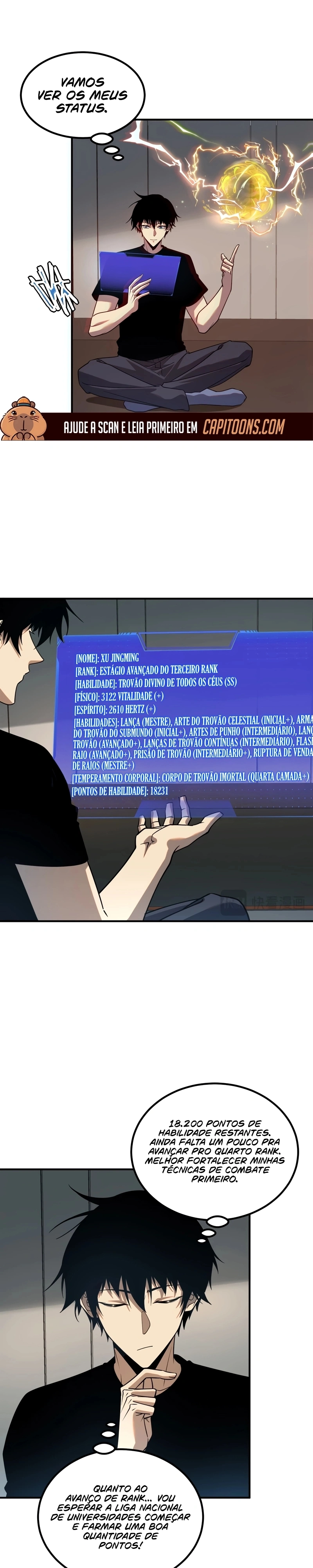 Despertando o Trovão Roxo no Início Capitulo 60 Pagina 18