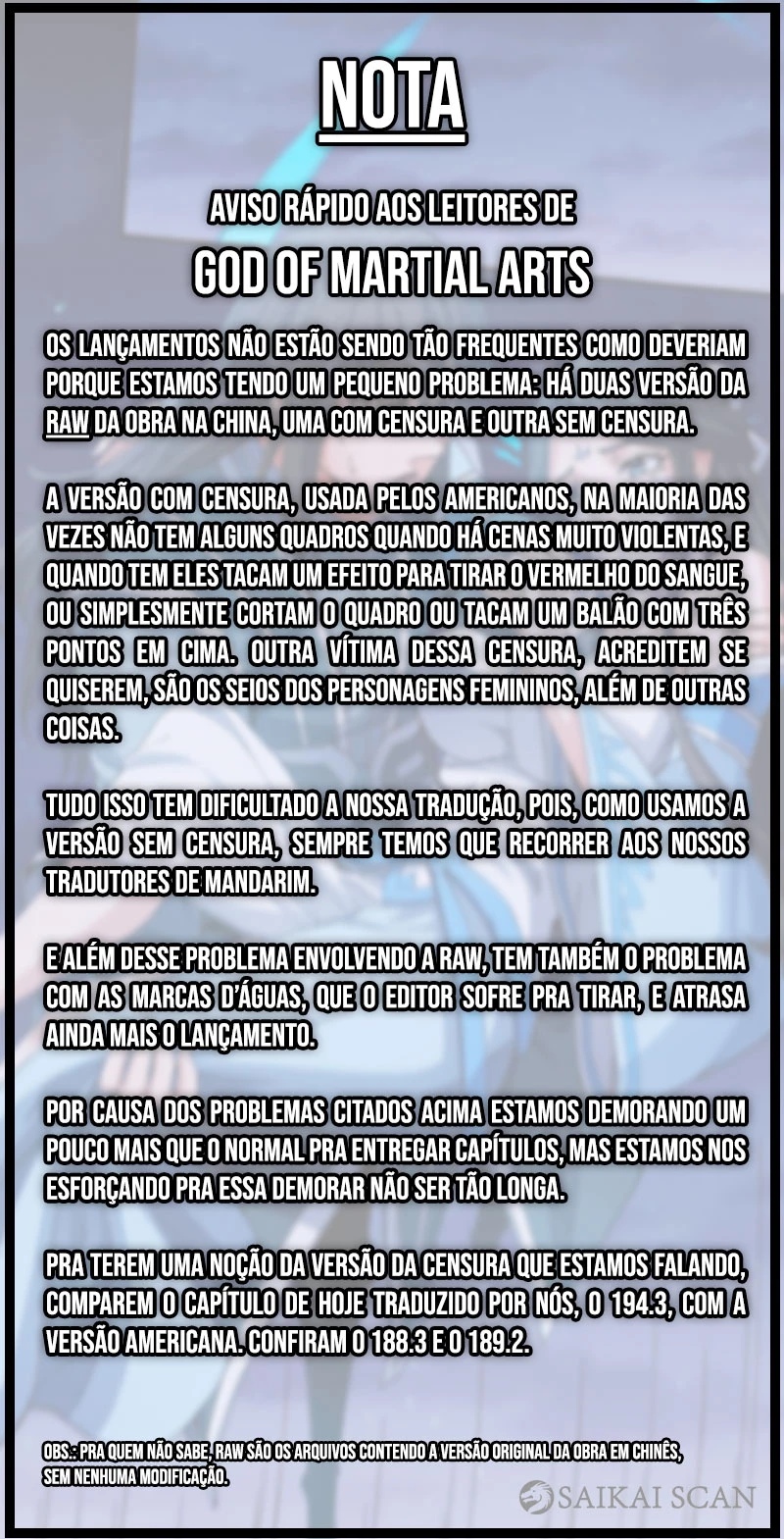 Deus das Artes Marciais Capitulo 194.3 Pagina 6