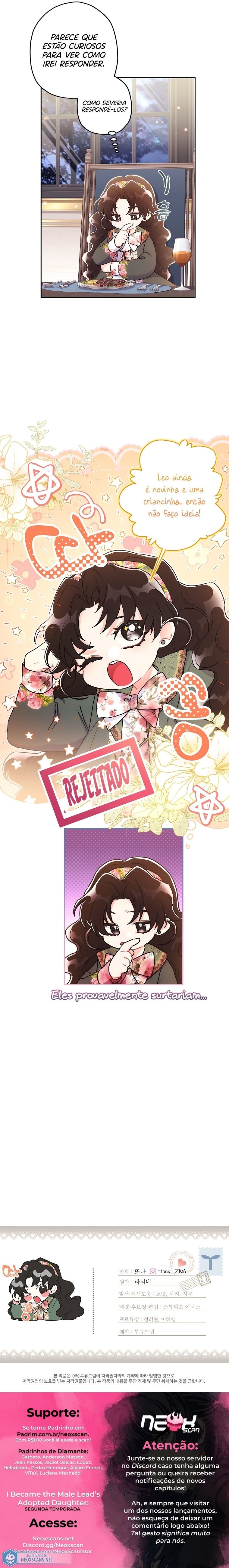 Eu me tornei a filha adotiva do protagonista Capitulo 70 Pagina 14