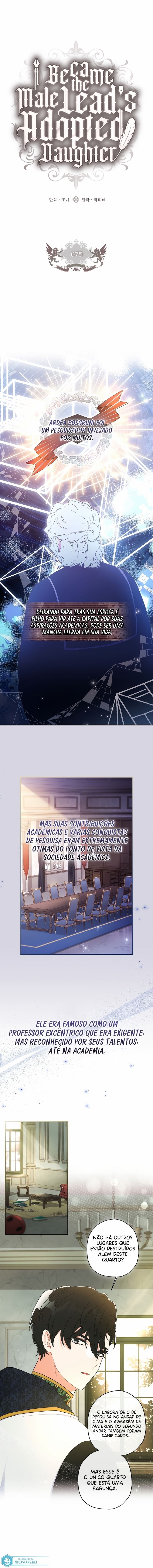 Eu me tornei a filha adotiva do protagonista Capitulo 75 Pagina 1