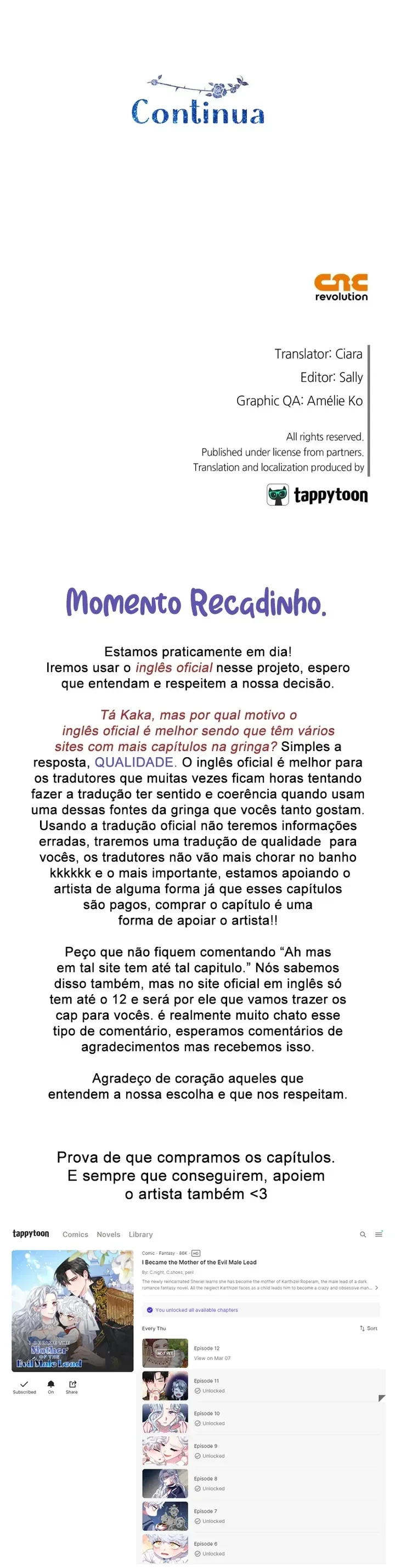 Eu me Tornei a Mãe do Protagonista Sanguinário Capitulo 11 Pagina 9