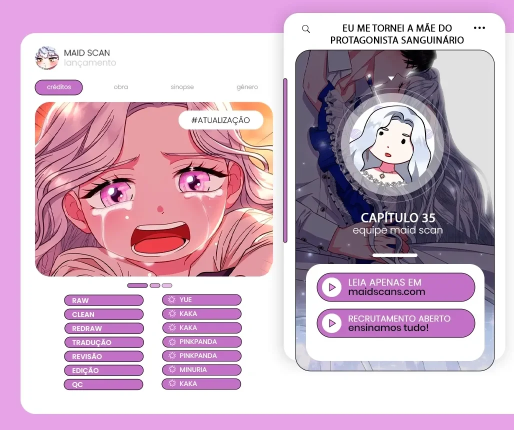 Eu me Tornei a Mãe do Protagonista Sanguinário Capitulo 35 Pagina 2