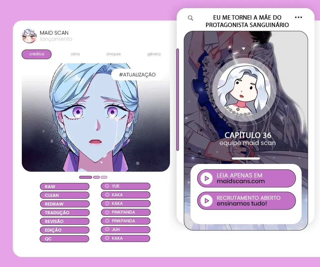 Eu me Tornei a Mãe do Protagonista Sanguinário Capitulo 36 Pagina 2