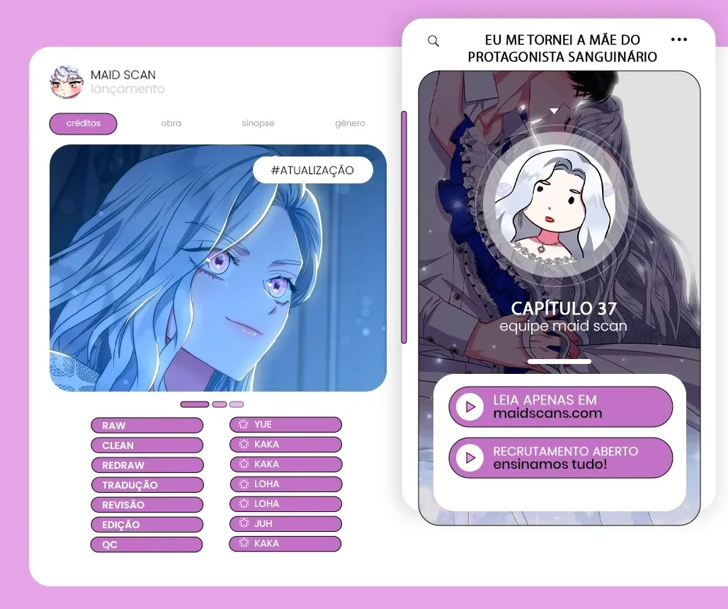 Eu me Tornei a Mãe do Protagonista Sanguinário Capitulo 37 Pagina 2