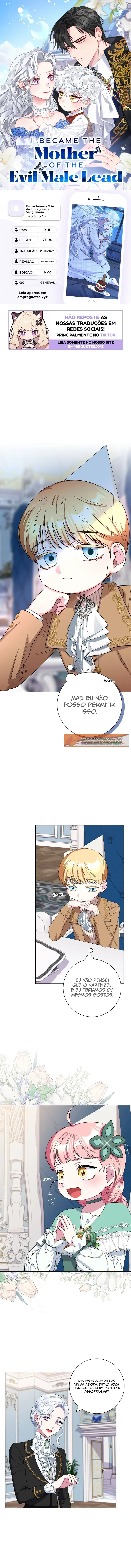 Eu me Tornei a Mãe do Protagonista Sanguinário Capitulo 57 Pagina 1