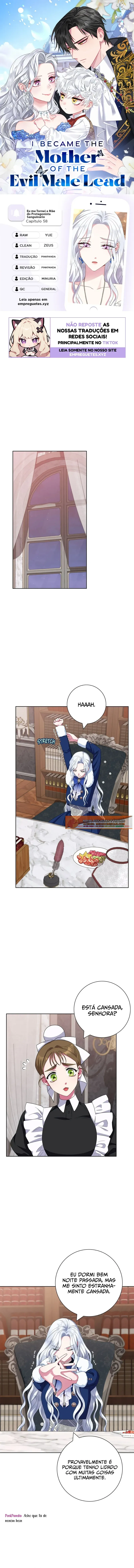 Eu me Tornei a Mãe do Protagonista Sanguinário Capitulo 58 Pagina 1