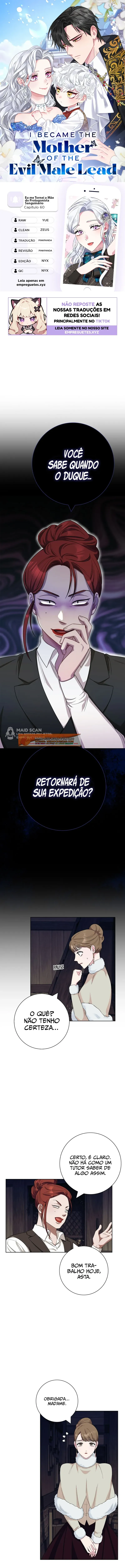 Eu me Tornei a Mãe do Protagonista Sanguinário Capitulo 60 Pagina 1