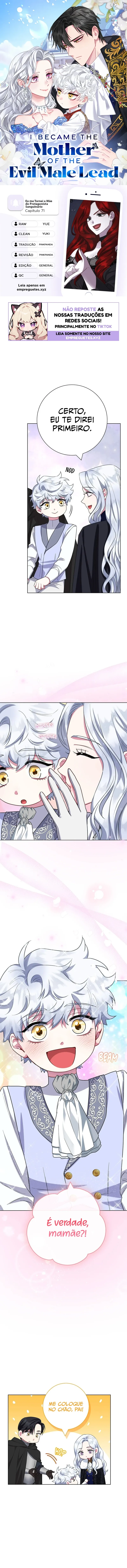 Eu me Tornei a Mãe do Protagonista Sanguinário Capitulo 71 Pagina 1