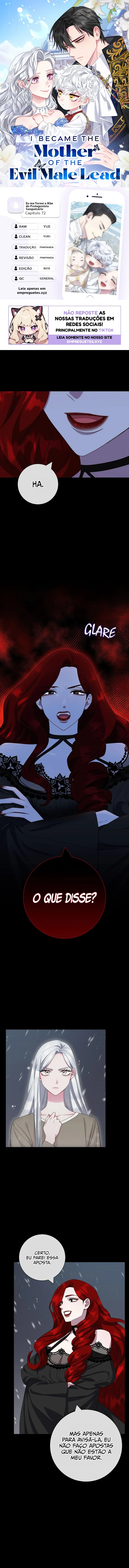 Eu me Tornei a Mãe do Protagonista Sanguinário Capitulo 72 Pagina 1