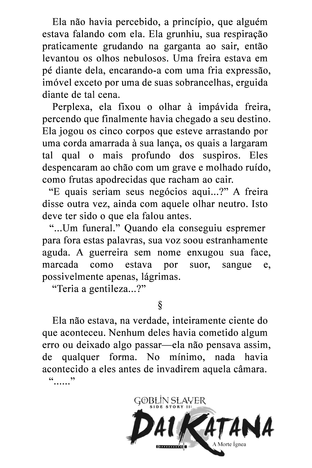 Goblin Slayer Gaiden 2: Tsubanari no Daikatana Capitulo 5.5 Pagina 4