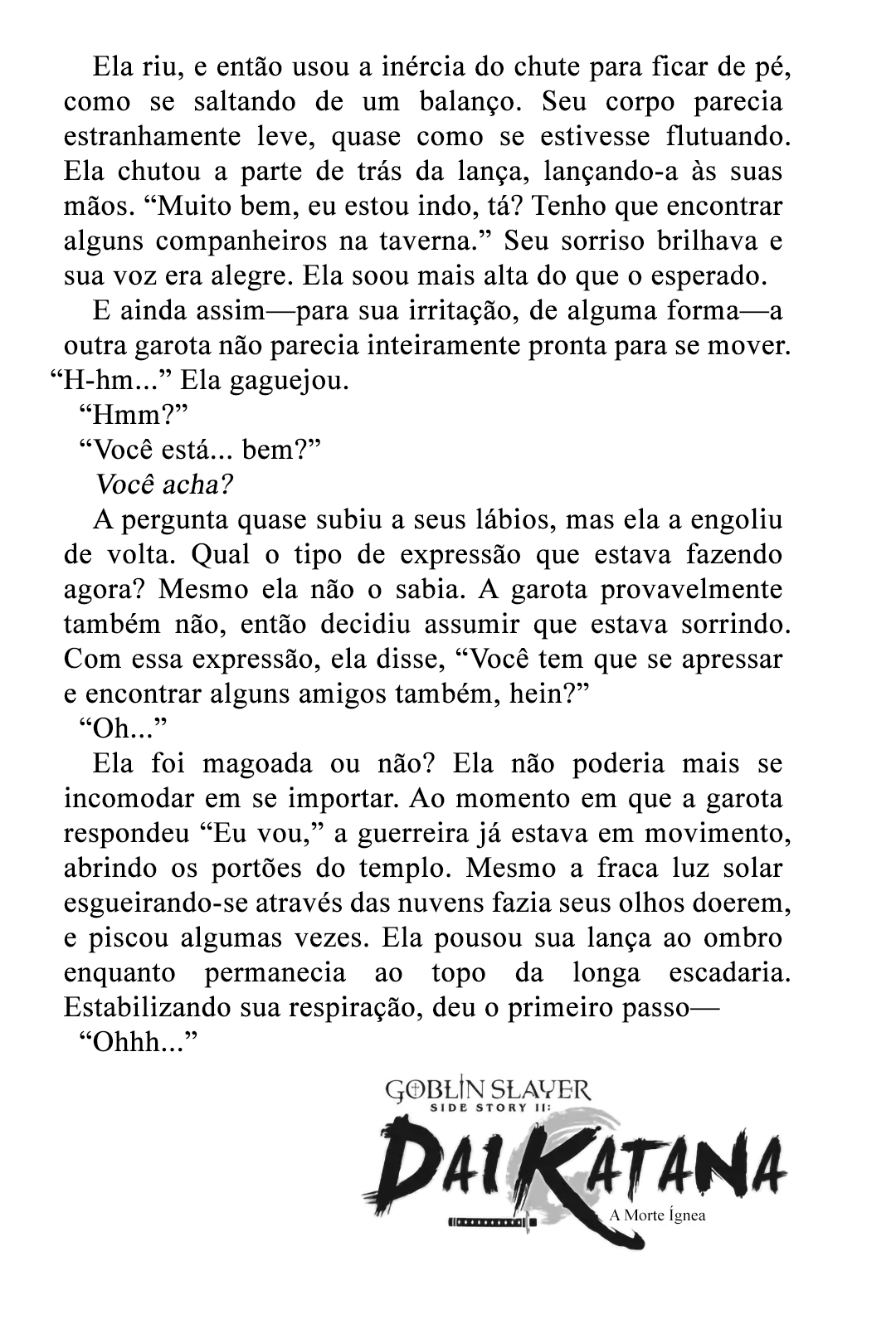 Goblin Slayer Gaiden 2: Tsubanari no Daikatana Capitulo 5.5 Pagina 8