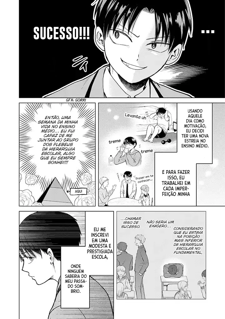 Kusunoki Fracassou em Estrear no Ensino Médio Capitulo 1 Pagina 5