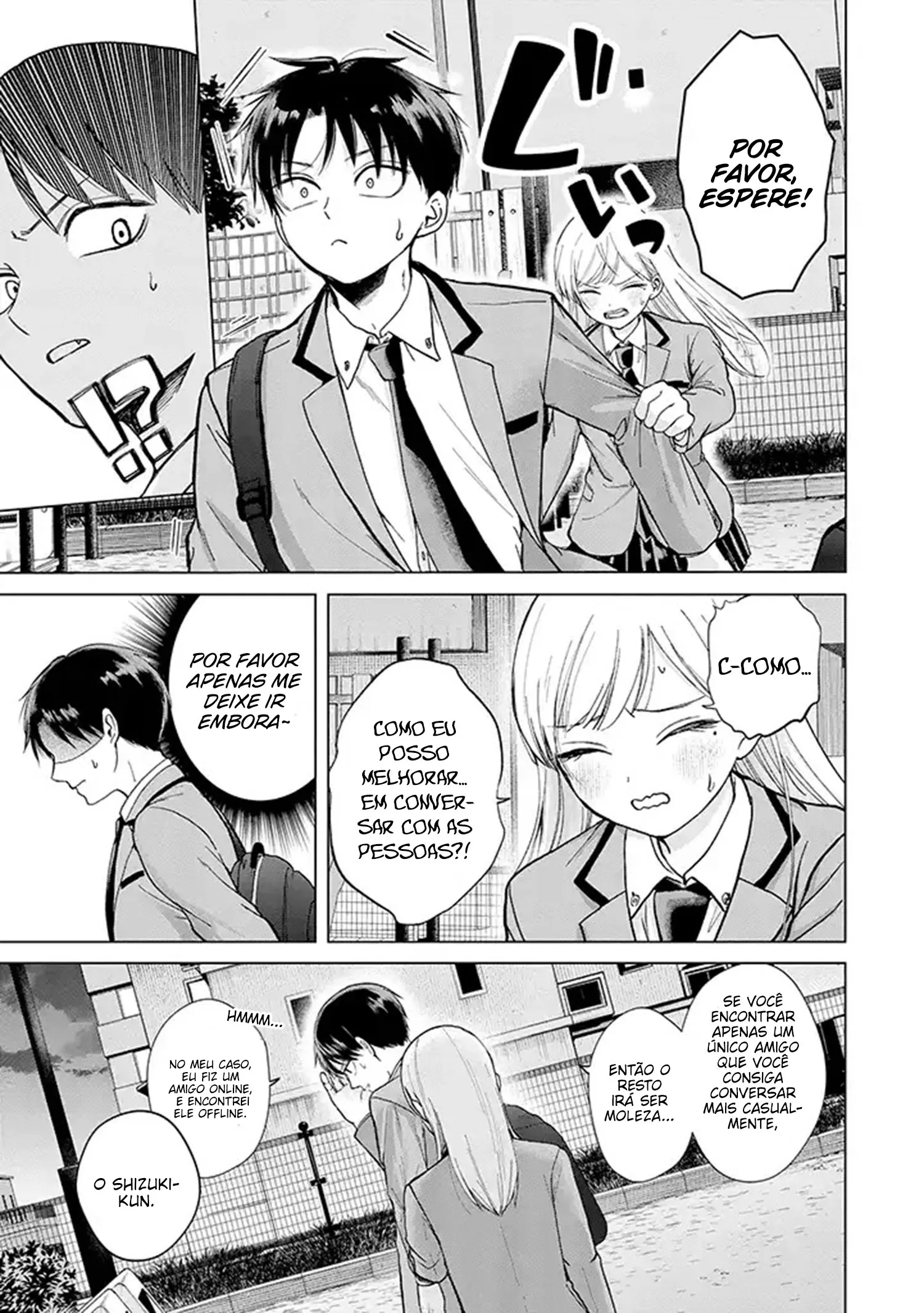 Kusunoki Fracassou em Estrear no Ensino Médio Capitulo 1 Pagina 20