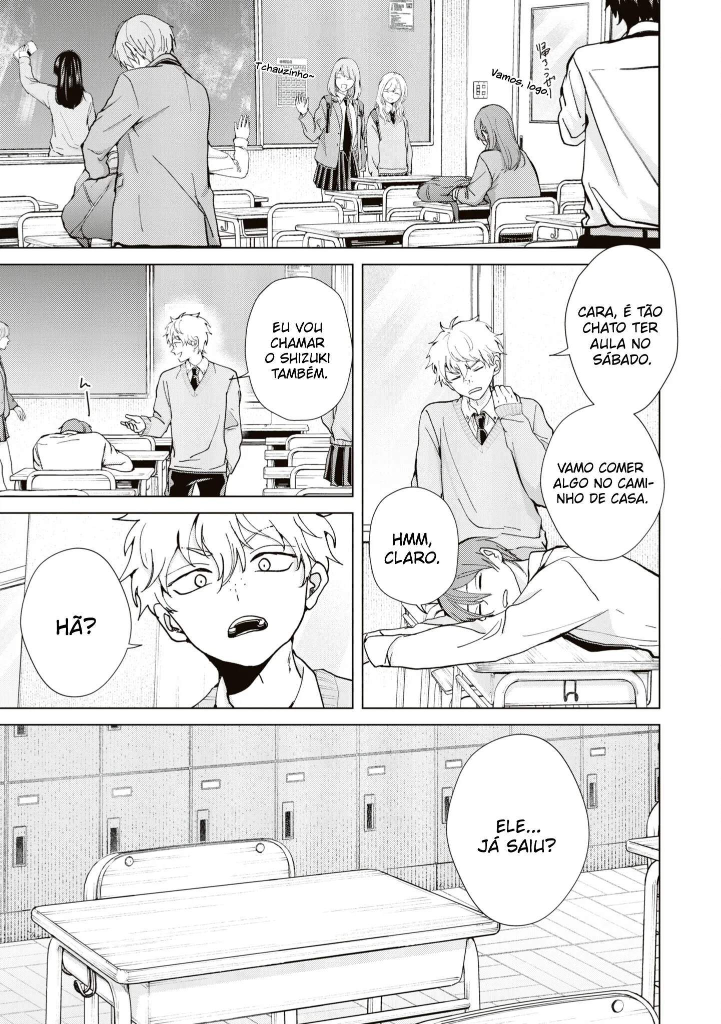 Kusunoki Fracassou em Estrear no Ensino Médio Capitulo 10 Pagina 2