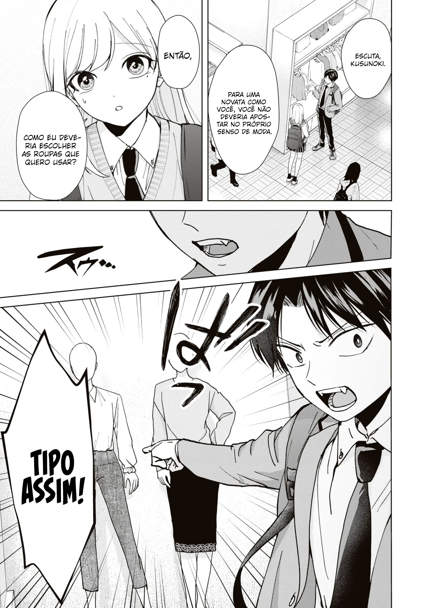 Kusunoki Fracassou em Estrear no Ensino Médio Capitulo 10 Pagina 8