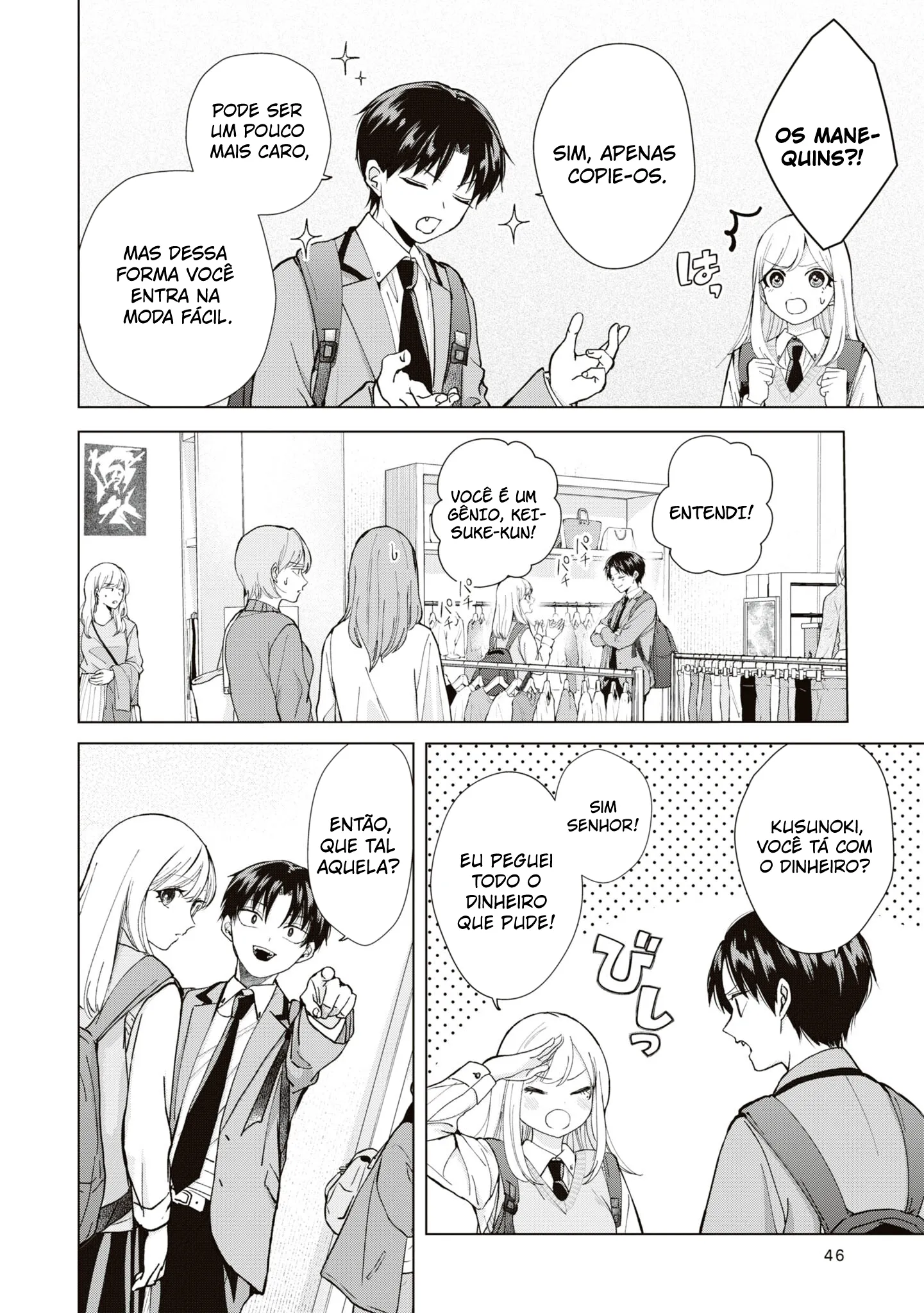 Kusunoki Fracassou em Estrear no Ensino Médio Capitulo 10 Pagina 9