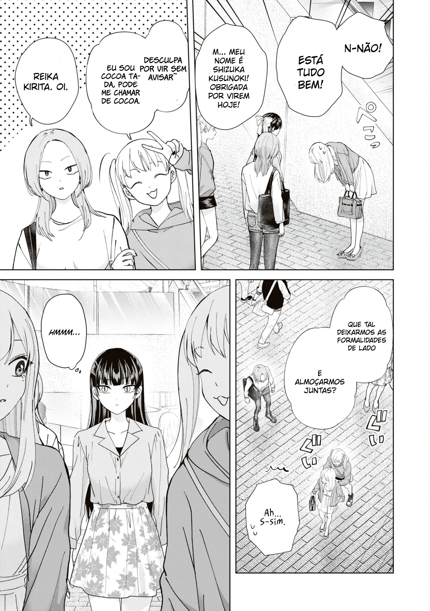 Kusunoki Fracassou em Estrear no Ensino Médio Capitulo 11 Pagina 4