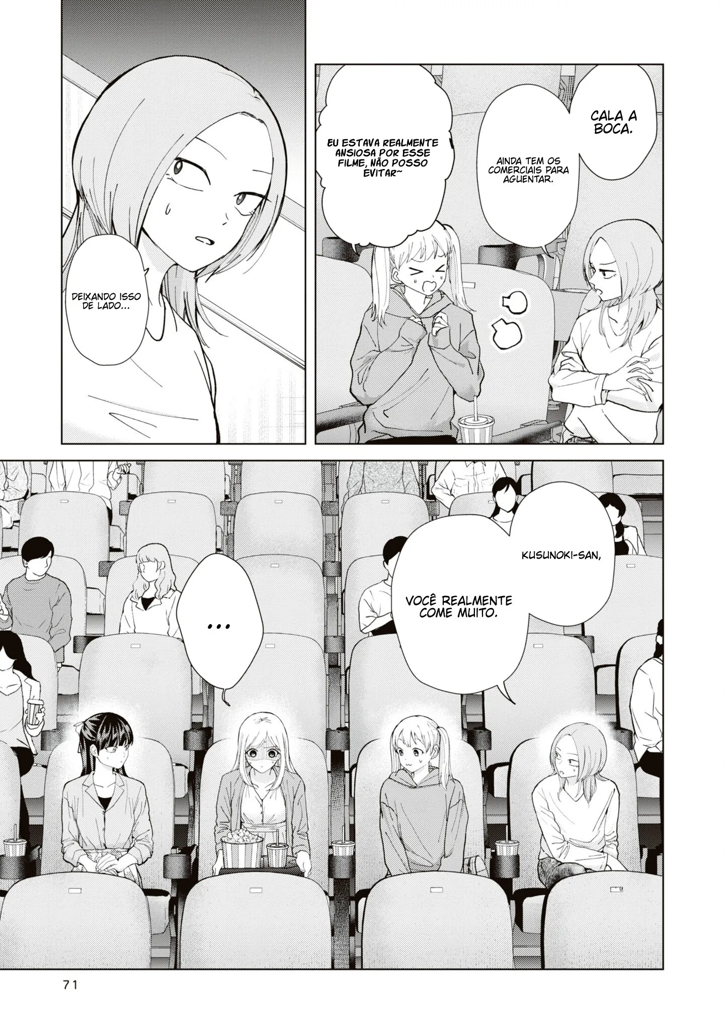 Kusunoki Fracassou em Estrear no Ensino Médio Capitulo 11 Pagina 12