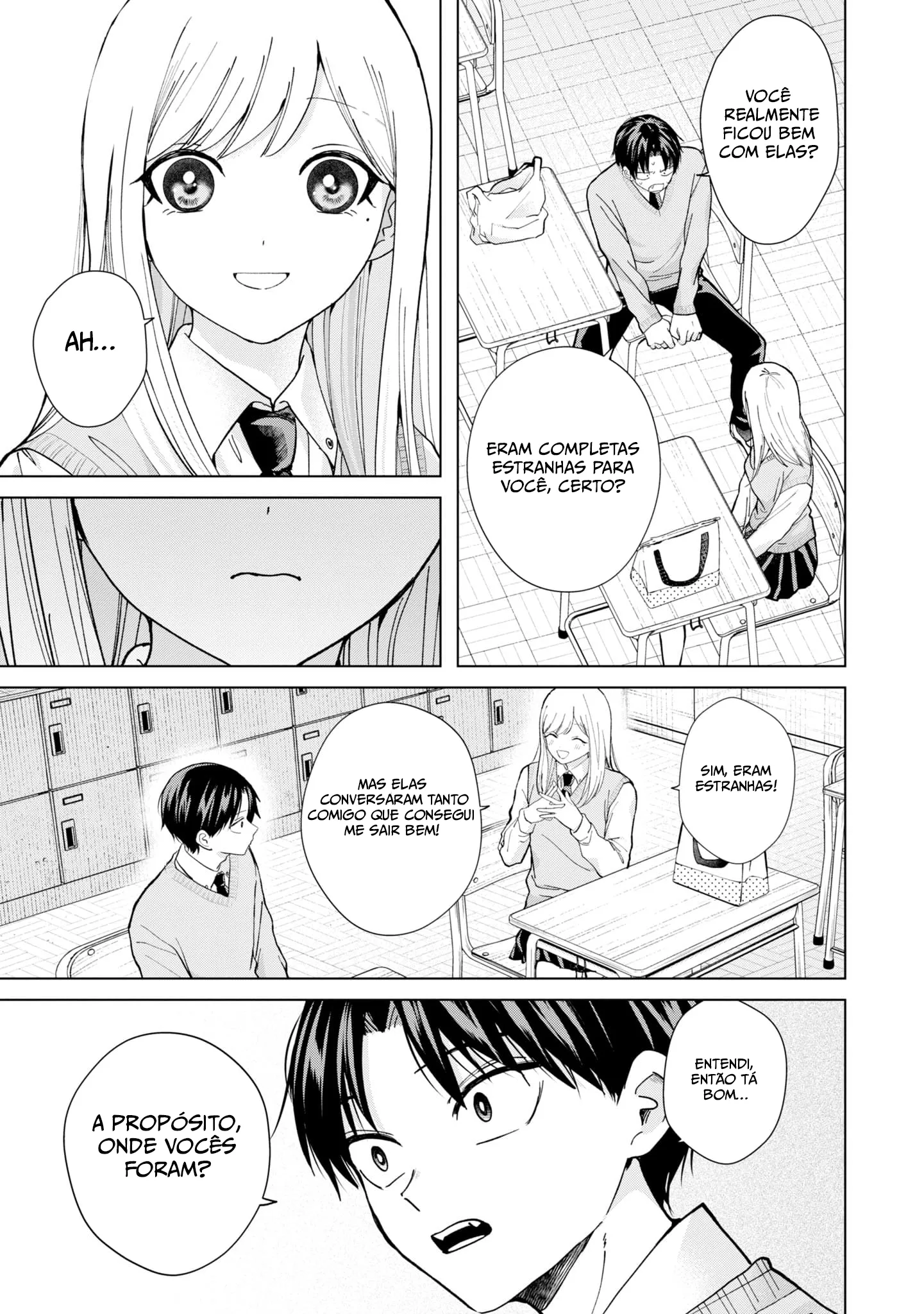 Kusunoki Fracassou em Estrear no Ensino Médio Capitulo 12 Pagina 6