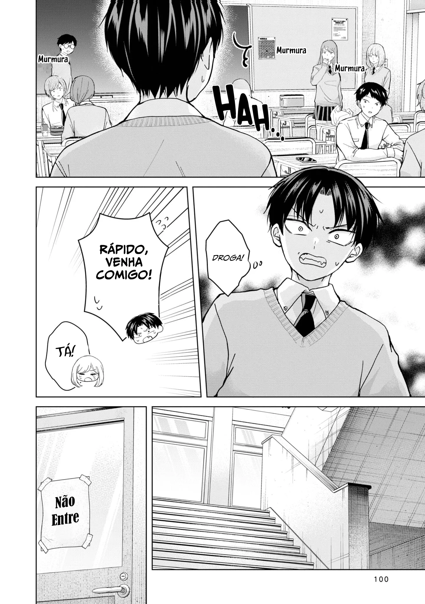 Kusunoki Fracassou em Estrear no Ensino Médio Capitulo 12 Pagina 9