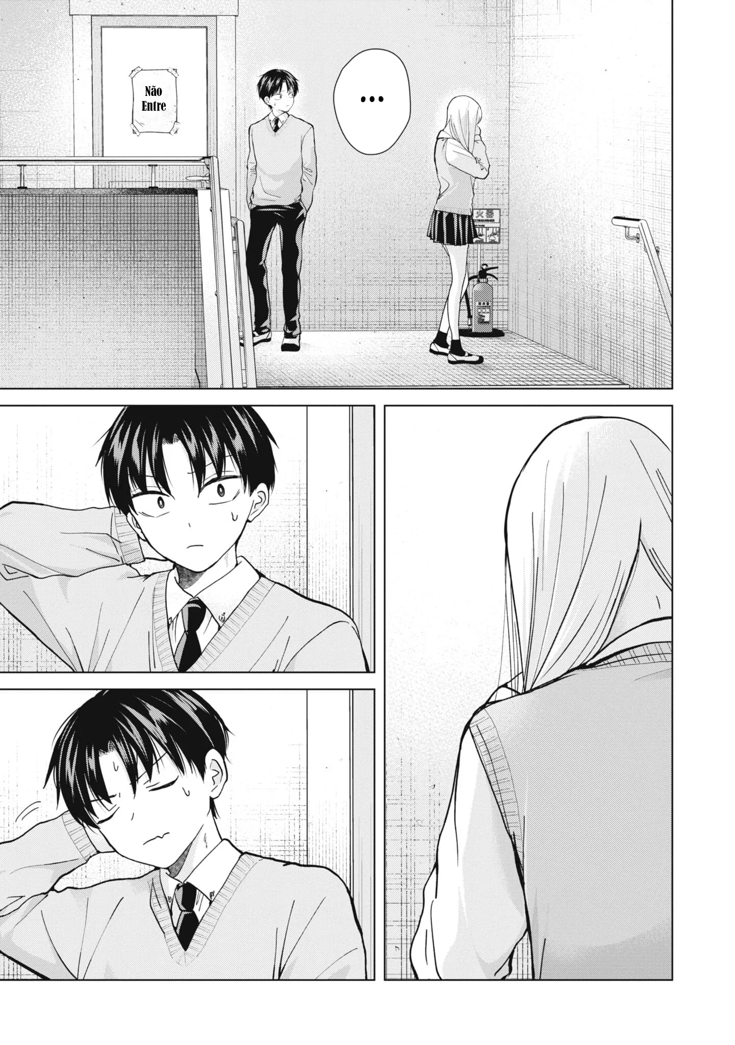 Kusunoki Fracassou em Estrear no Ensino Médio Capitulo 12 Pagina 10