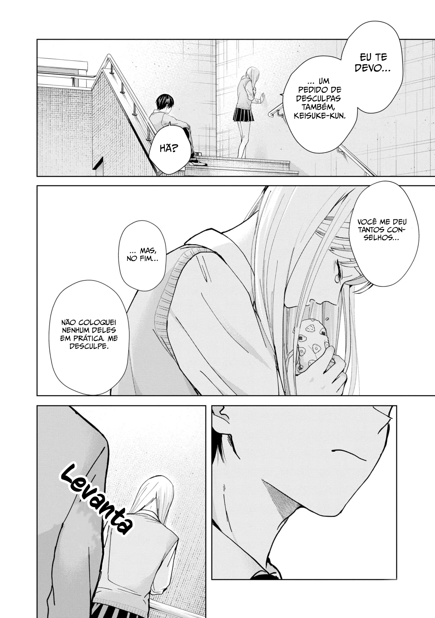 Kusunoki Fracassou em Estrear no Ensino Médio Capitulo 12 Pagina 15