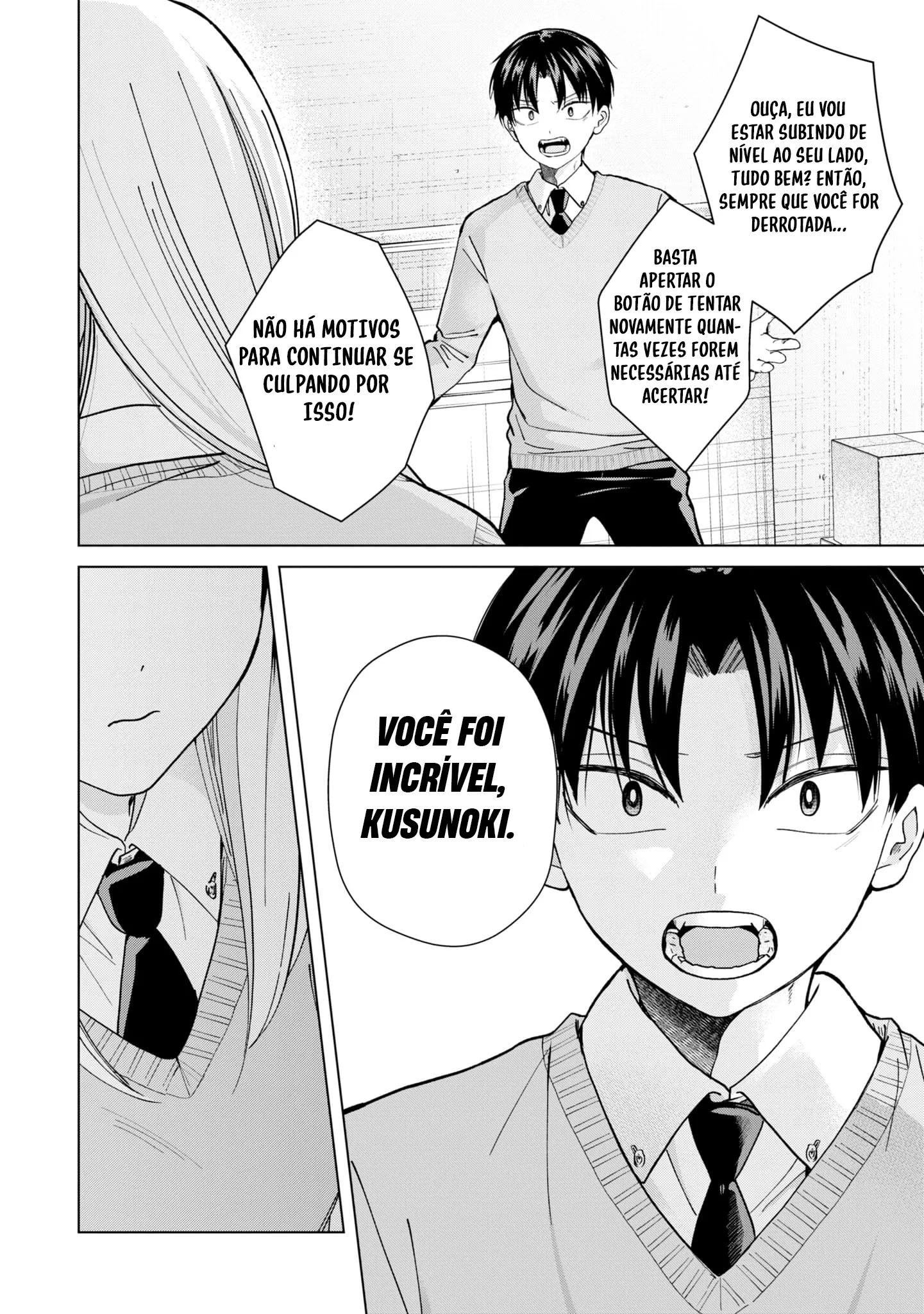 Kusunoki Fracassou em Estrear no Ensino Médio Capitulo 12 Pagina 17