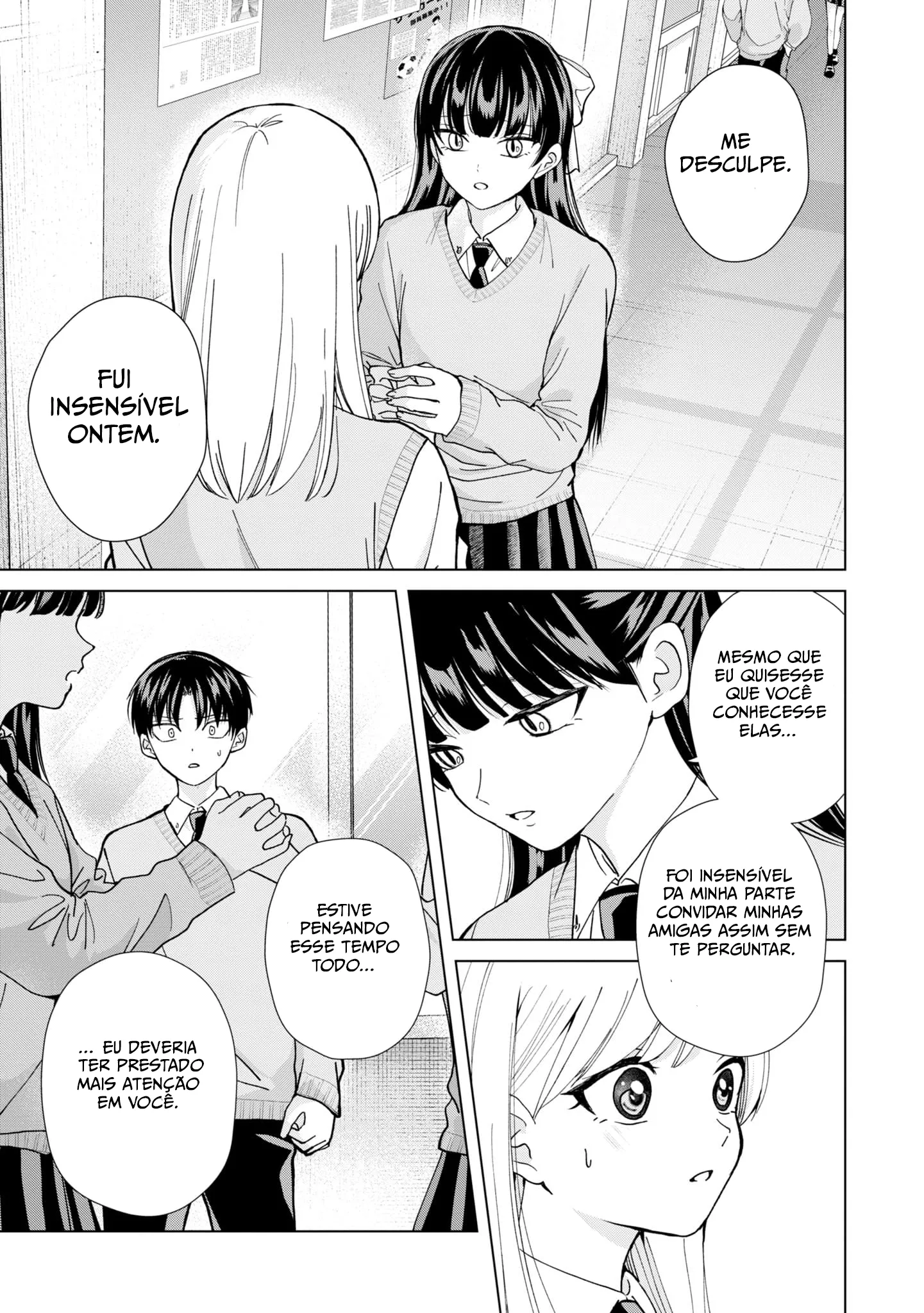 Kusunoki Fracassou em Estrear no Ensino Médio Capitulo 12 Pagina 22