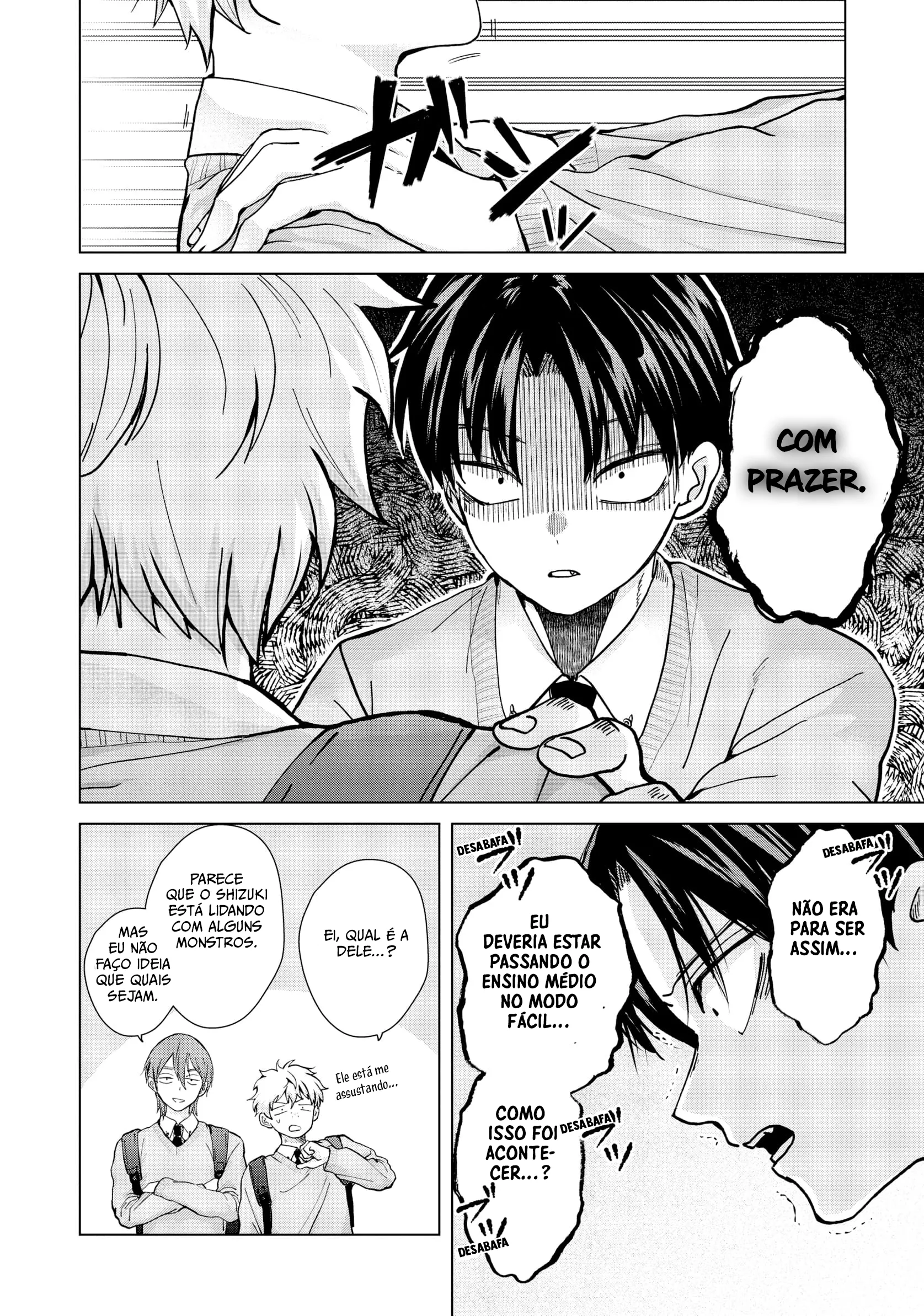 Kusunoki Fracassou em Estrear no Ensino Médio Capitulo 13 Pagina 9