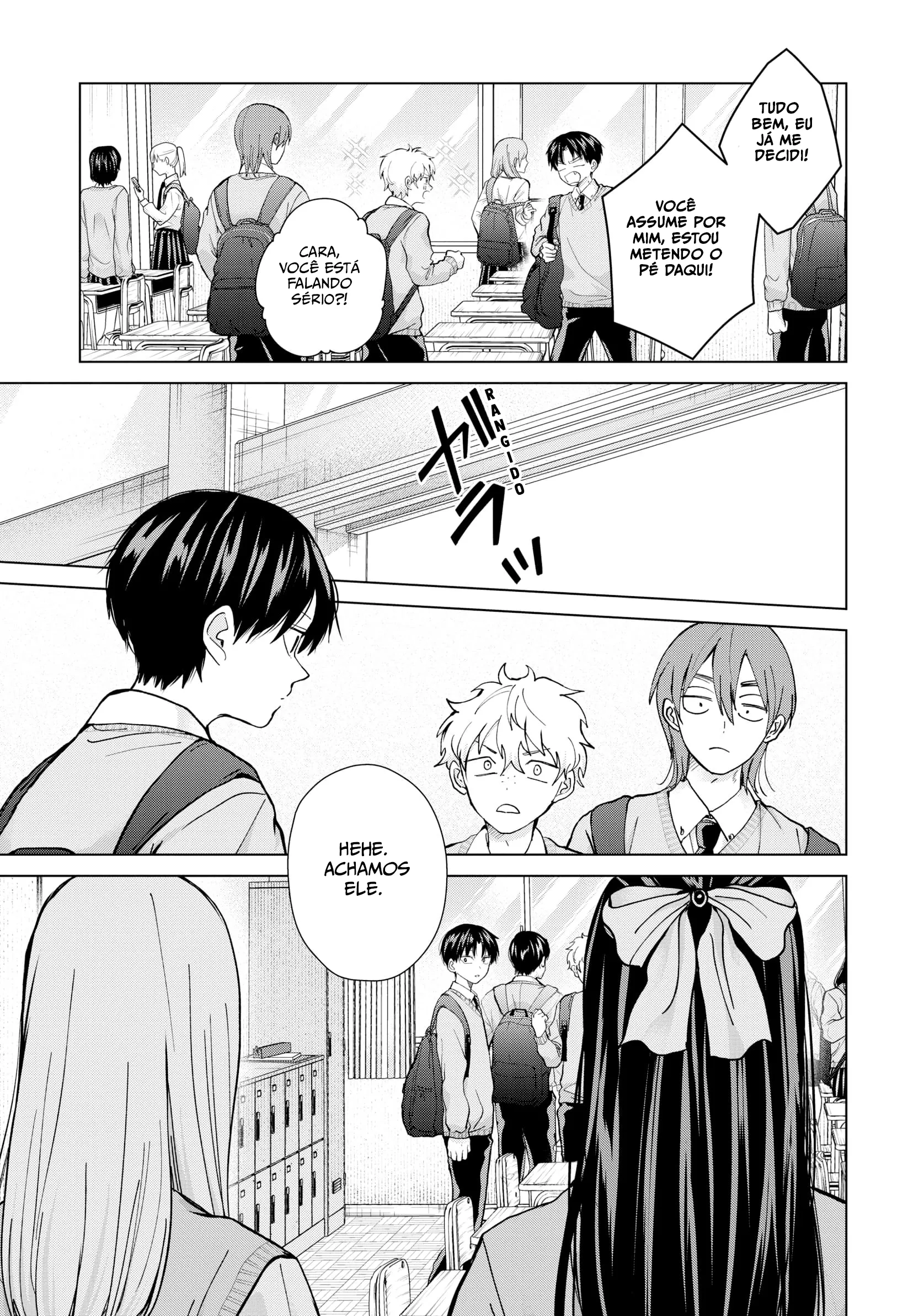 Kusunoki Fracassou em Estrear no Ensino Médio Capitulo 13 Pagina 10