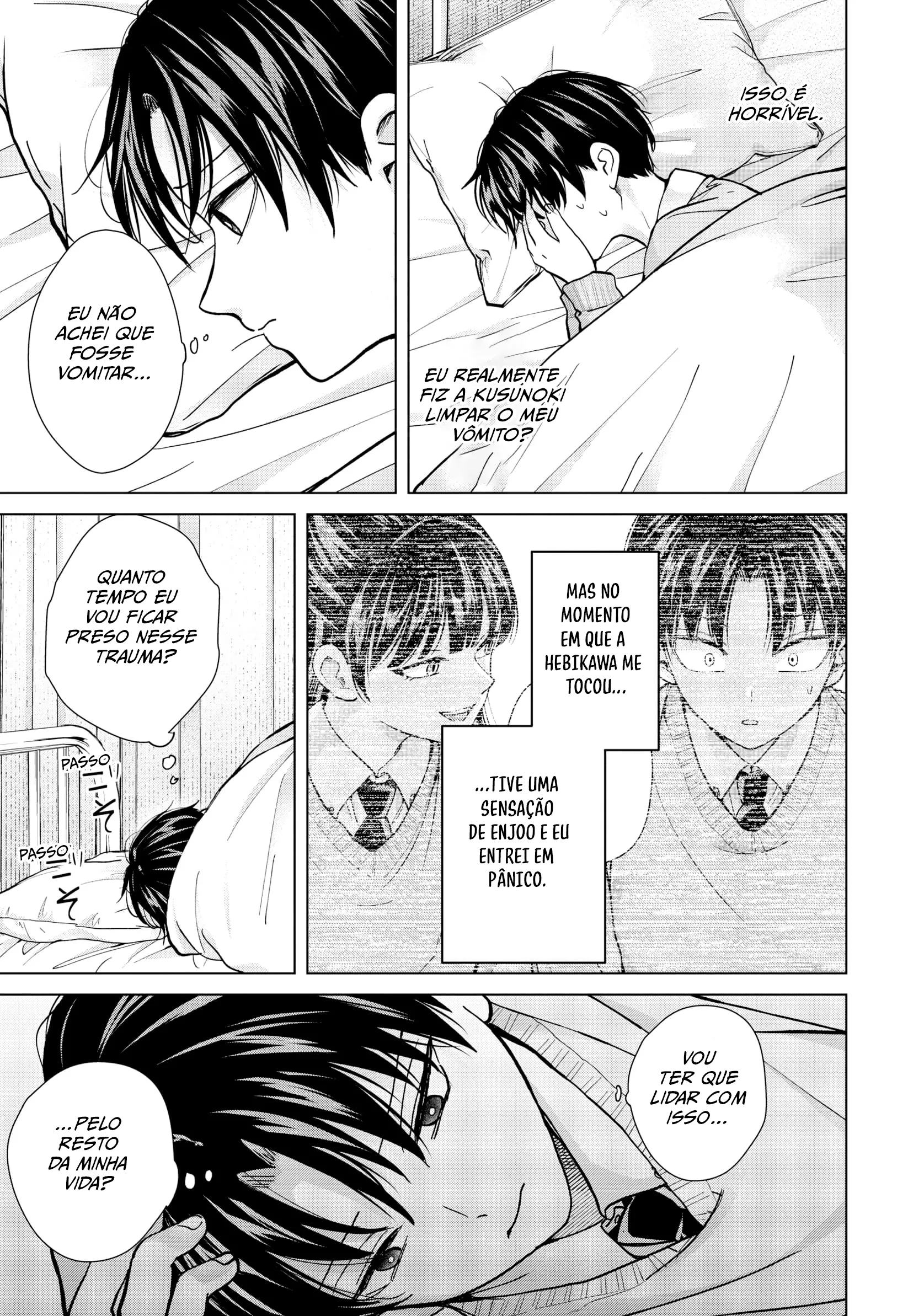 Kusunoki Fracassou em Estrear no Ensino Médio Capitulo 13 Pagina 24