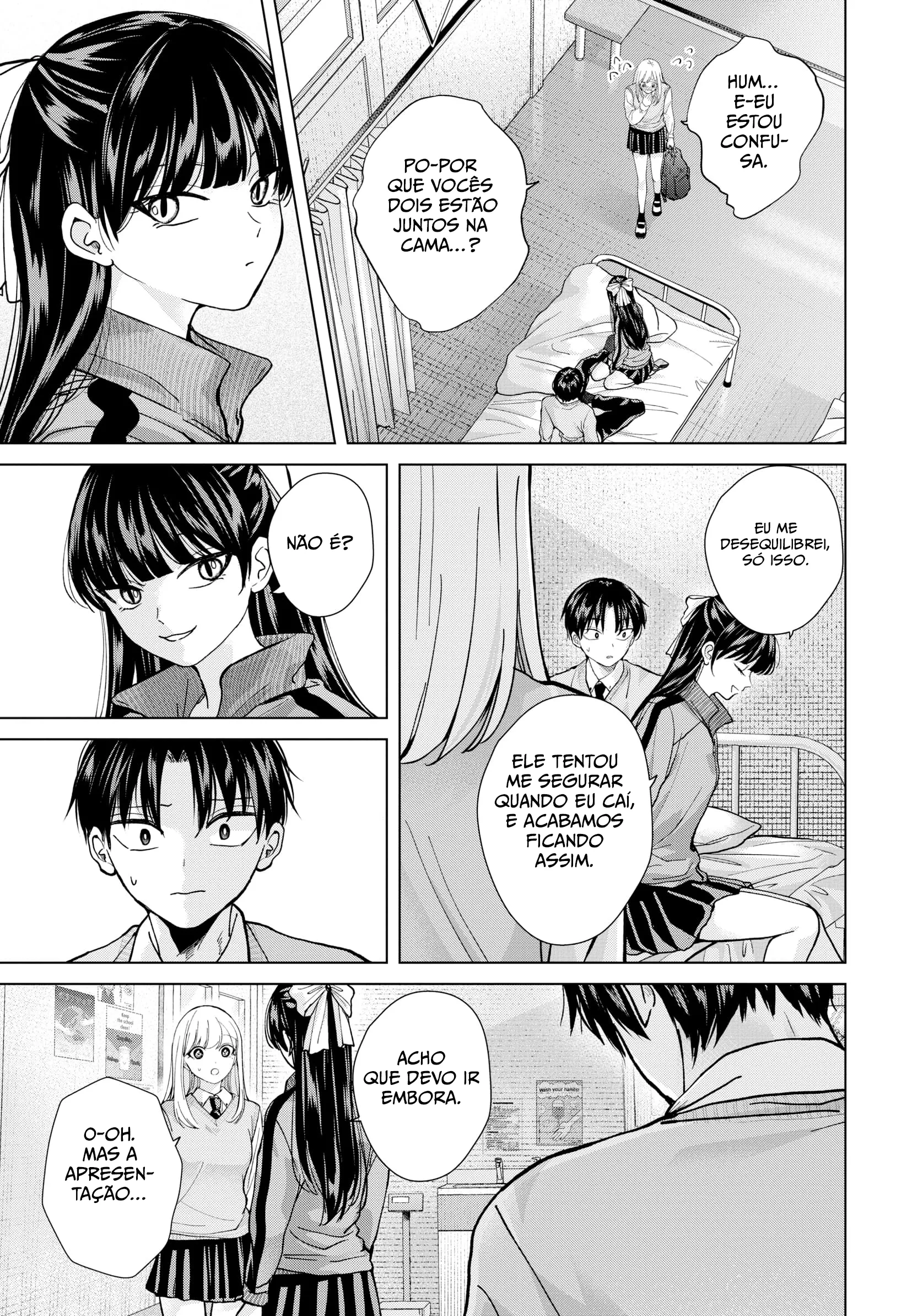 Kusunoki Fracassou em Estrear no Ensino Médio Capitulo 14 Pagina 6